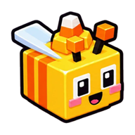 Candy Corn Bee